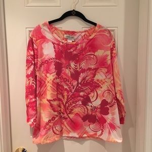 Coldwater Creek Print Top